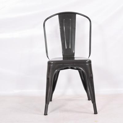 China Free Sample Cheap Industrial Malaysia Bistro Cafe Cooling Metal Dining Metal Chair for sale