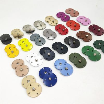 China Viable Clothing Accessories Round 4 Hole Snap Fastener Sewing On Metal Snap Buttons for sale