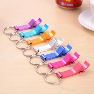 China Wholesale Bottle Opener Metal F Shaped Aluminum Alloy Luxury Sublimation Blank Bottle Opener Key Chain With Lettering Logo for sale