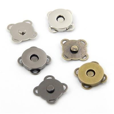 China Eco - Friendly 4 Colors For Pick Magnetic Snaps Clasps Buttons For Handbag Bags for sale