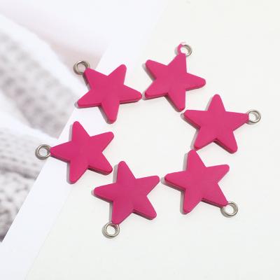 China Custom Colorful Flower Star Shape Zipper Puller Charm Nickel Free Tags For Kids Garment Accessories Puller Tag For Kindergarten for sale