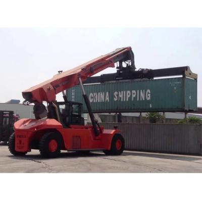 China Heli Stacker 45 Ton Reach Stacker In Ecuador Higher Security Reach Of Hotels for sale