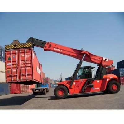 China Hotels Good Performance Power Reach Stacker Heli 45 Ton Container Reach Stacker for sale