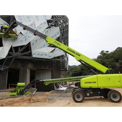 China Garment Shops Zoomlion Aerial Work Platform 30m Telescopic Boom Man Lift ZT30J for sale