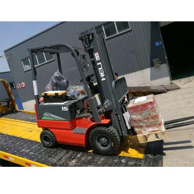 China Hotels Heli Rear Drive Forklift 1.5ton CPD15SH Electric Small AC Forklift With Battery for sale