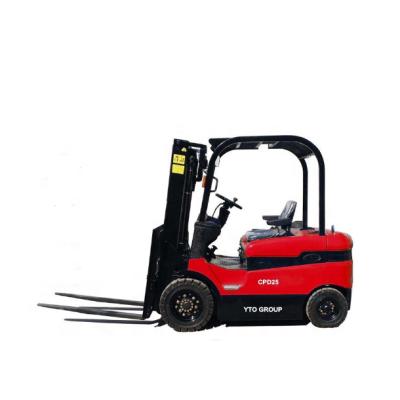 China YTO CPYD25 2.5ton hotels carretillas elevadoras forklift for sale