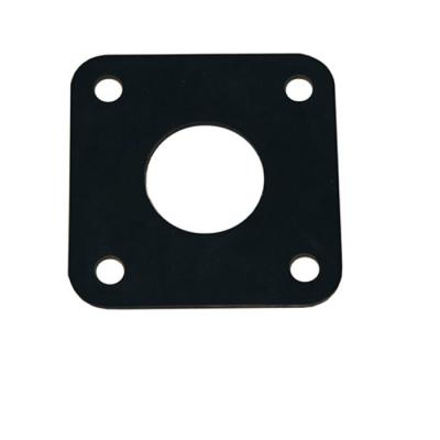 China Custom nbr silicone oil resistance epdm gasket ROHS EPDM material black rubber square gasket for sale