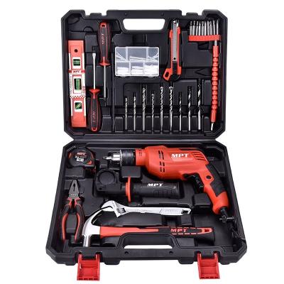 China / MPT 57pcs 13mm 10mm Electric Impact Drill Kit 550w Power Hand Drill Screwdriver Machine Tools Sets for sale