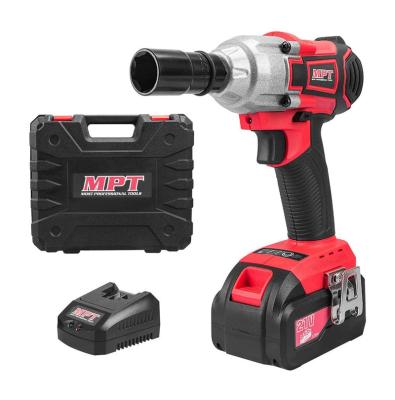 China MPT 21V 3000mAh Cordless Wrenches Impact Brushless Electric Wrenches 3000mah for sale