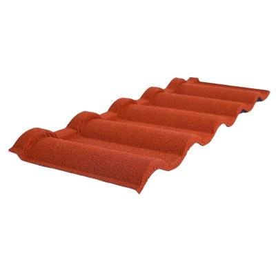 China Best Quality Fireproof Colored Step Metal Tile Stone Coated Roofing Sheet for sale