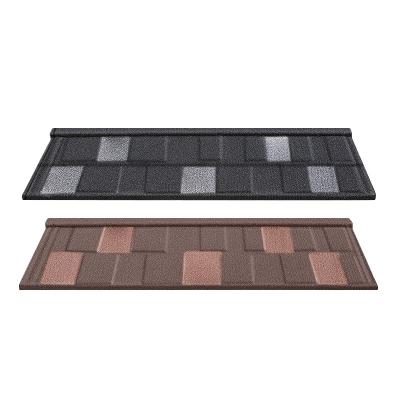 China Modern High Quality Classic Stone Coated Roof Tiles Metal Roof Tile Colored Types for sale