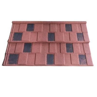 China Fireproof Colored Metal Sheet Stone Coated Roofing Tile High Quality Roofing Sheet Shingle Tile for sale