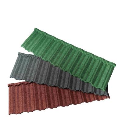 China Modern Factory Manufacture Various Building Material Stone Coated Steel Roofing Tile for sale