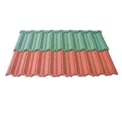 China China Hot Sale Modern Building Material Colorful Stone Coated Metal Roofing Tile In Classic Type Roof Nigeria Tile for sale