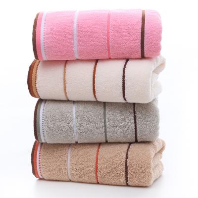 China 2022 Viable High Quality OEM Designer Towel Cotton Logo Luxury Soft Towel Wool Bath Towel for sale