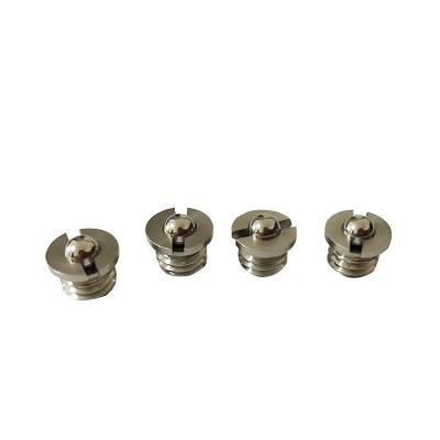 China Industrial Engineering Manufacture Quality Stainless Steel Ball Spring Customizable Threaded Flanged Locating Stud China for sale