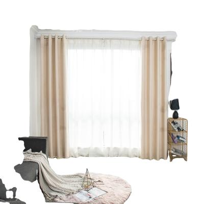 China Cheap Blackout Hotel Blackout Curtain Canvas Looks Blackout Fabric Curtains For Living Room Blackout for sale