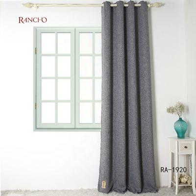 China Blackout Blackout Curtain Blackout Double Layers 100%blackout Curtain Faux Curtain Linen Look for sale