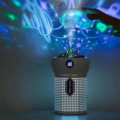 China Car Factory Direct Cute Rotating Projection Lamp Small Rechargeable Freestanding Humidifier for sale