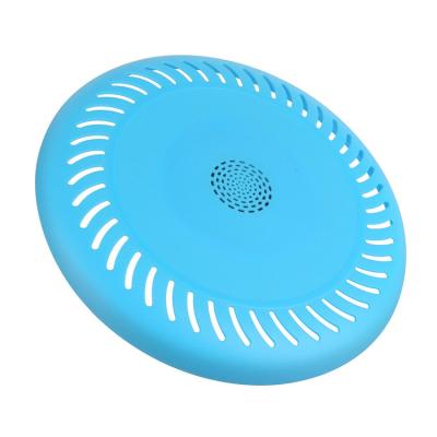 China OEM Original Popular Portable Frisbee Style Flight Speaker LED Flashing Light Protect Speakers From Outdoor Weather Wireless for sale