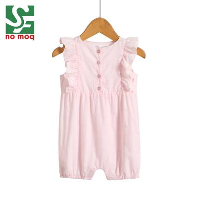 China Pink Short Girls Clothes Quality Romper Baby Clothes Baby Sleeves Romper Baby Clothes Overalls Summer Newborn Kids Clothes for sale