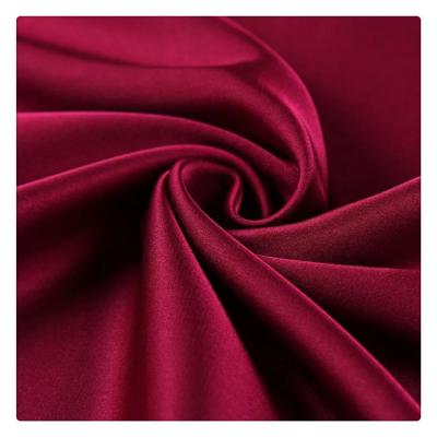 China Satin Fabric sf012 Satin Fabric 166 Colors 100% Satin Fabric Material Poly for sale