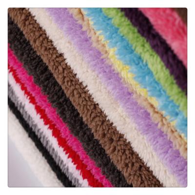 China 54 colors 210gsm Shrink-resistant velboa plush fabric Shrink-resistant sf026 Shu Velveteen for sale