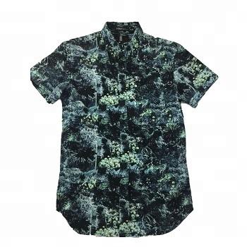 China China Anti-Pilling Cotton Men's Hawaiian Anti-Pilling Shirt Digital Printed Supplie Short Sleeve for sale