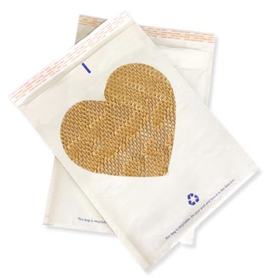 China shoes & custom packaging apparel honeycomb paper bags alternative to poly mailer for sale