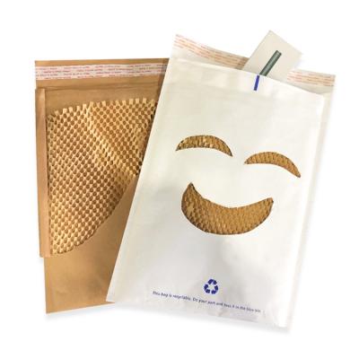 China shoes & Apparel Newcomer Honeycomb Paper Opens Compostable Paper Bag Mailers for sale