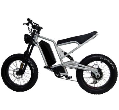 China Aluminum Alloy 4LEAF Double Suspension Fat Tire 48v Wholesale Mountain Dirt Electric Bike 500W 1000W for sale