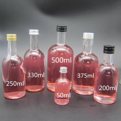 China High Quality 750ml Rum Glass Bottle Rum Bottle Brandy Brandy Glass Bottle Beverage For Rum for sale