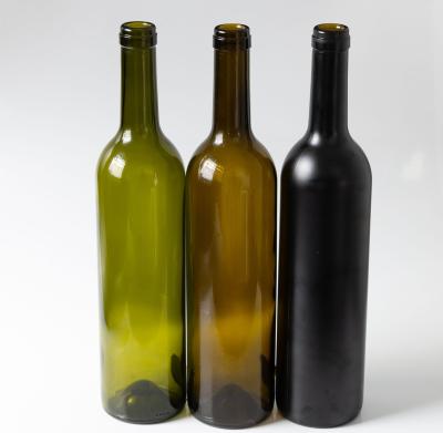 China Beverage Matte Black Amber Glass Bottle frosted glass drinkware bottle for liquor for sale