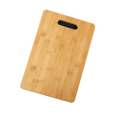 China Best Viable Quality Wholesale Thick Chop Bamboo Chop Cutting Board With Handle for sale