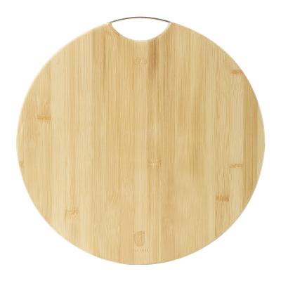 China Silian Kitchen Block Sustainable High Quality Natural Wholesale Bamboo Round Cutting Chopper for sale