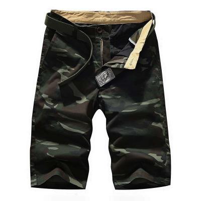 China 2022 Summer Outdoor Mens Cotton Casual Shorts Multi-pocket Cotton Cropped Camouflage Pants for sale