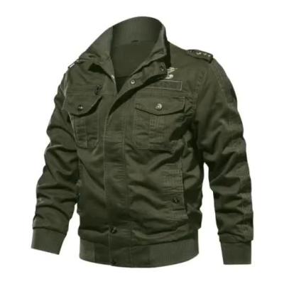 China Autumn Plus Size Jacket Men's Spring Cotton Pure Cotton Military Flight Jacket for sale