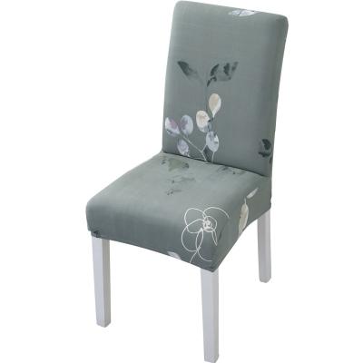 China Removable Washable Printing Spandex Kitchen Dining Chair Cover Christmas Dining Chair Cover Stretch Cover for sale