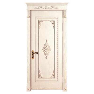 China Prettywood Design Wholesale Rustic Style Antique Interior Main Swing Houses Doors for sale