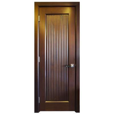 China Fire Protection Prettywood Luxury Design Solid Wood Fire Rated Interior Hotel Guest Room Door for sale