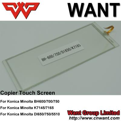 China BH600 BH700 BH750 Copier touch panel copier touch screen For Konica Minolta Bizhub Copier Parts Factory for sale