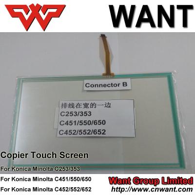 China C253 C353 C203 Hight Quality Touch Screen touch panel Copier Parts For Konica Minolta Bizhub copier parts for sale