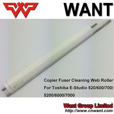 China Toshiba E520 E600 E700 E6000 E7000 Fuser cleaning web roller 6LA023055000 6LA27923000 cleaning web roller for sale