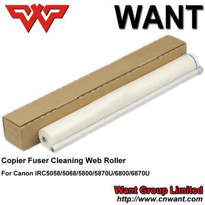 China Canon IRC5058 IRC5068 IRC5800 IRC5870U IRC6800 IRC6870U C5058 C5068 C6800 fuser cleaning web roller FC5-2286-000 for sale