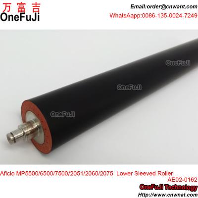 China High quality copier parts compatible Ricoh MP7500 MP5500 MP6500 lower fuser roller sleeved pressure roller AE02-0162 for sale