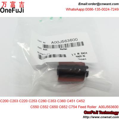 China ORIGINAL A00J563600 Pickup Feed Roller for Konica Minolta C200 C203 C220 C253 C280 C353 C360 C451 C452 C550 C552 C650 for sale