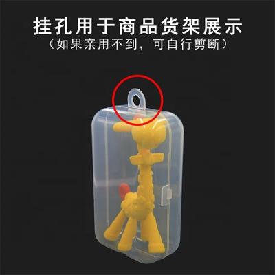 China Viable banana bar molar storage box, rectangular storage box, small transparent pp plastic box for sale