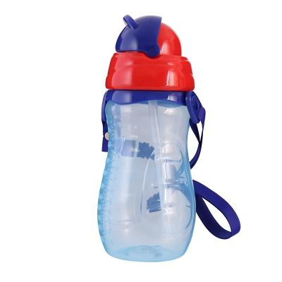 China BPA Free Baby Leak Proof 260ml New Straw Cup PP Water Back Cup Cartoon With Kids Water Bottle 330ml Baby Water Bottle for sale