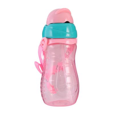 China BPA Free Baby Leak Proof 260ml New Straw Cup PP Water Back Cup Cartoon With Kids Water Bottle 330ml Baby Water Bottle for sale