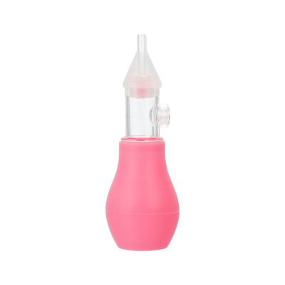 China 100% Custom Wholesale Eco-friendly Baby Mucus Free Vacuum Silicone Health Care BPA Safety Baby Nasal Aspirators for sale